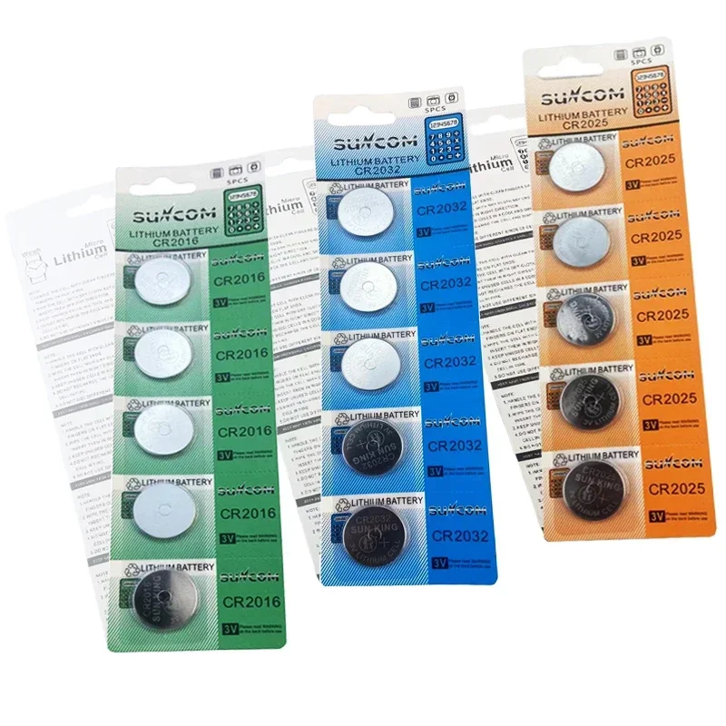 Фото 5-50Pcs Original CR2032 batery CR2025 CR2016 batteria CR1632 CR1220 CR1616 CR1620 CR2450 CR2430 LR41 LR1130 LR43 LR44 №1