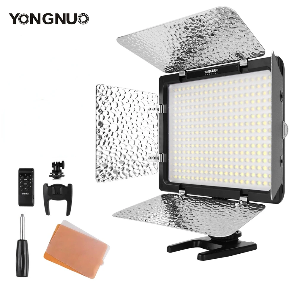 

Yongnuo YN300 III YN300III 3200k-5500K CRI95 Camera Photo LED Video Light Optional with AC Power Adapter