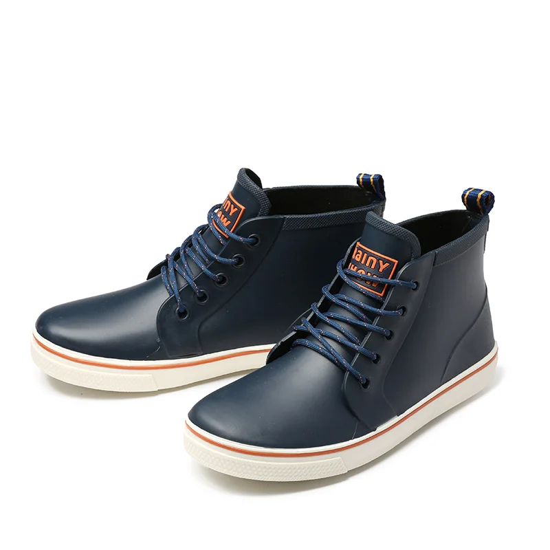 

Outdoor Casual Rain Boots Couple Shoes Men And Women The Same Style Large Size Waterproof Non-Slip Comfortable Work Shoes 36-44