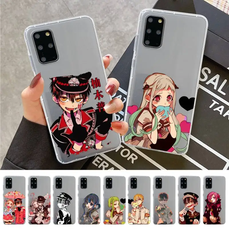 

Toilet-Bound Hanako Kun Phone Case for Samsung S20 S10 lite S21 plus for Redmi Note8 9pro for Huawei P20 Clear Case