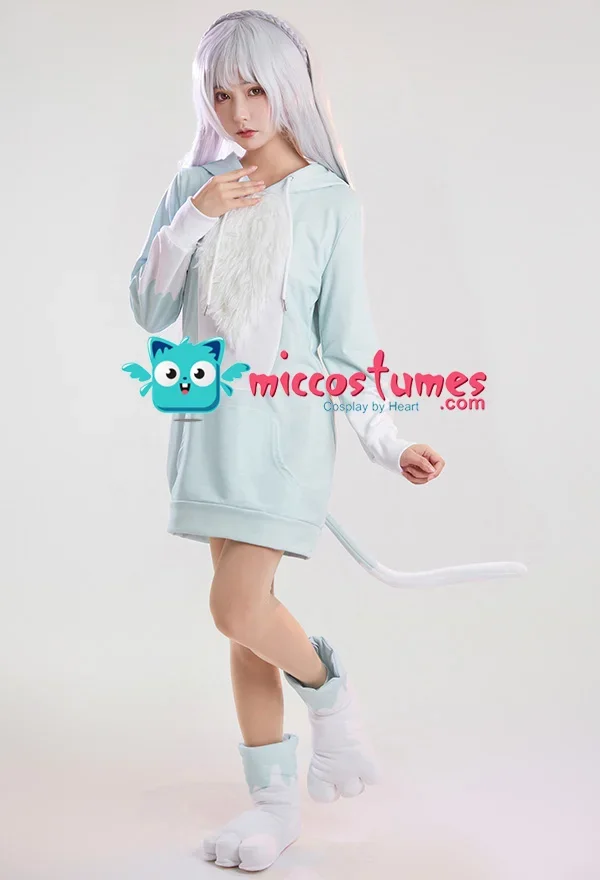 Женский костюм с капюшоном Miccostumes Emilia домашний для косплея