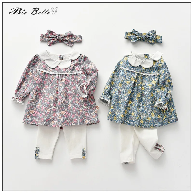 

Одежда для маленьких девочек, костюм на весну и осень, детская одежда для девочек из 100% хлопка высокого качества, Детская Кружевная футболка...