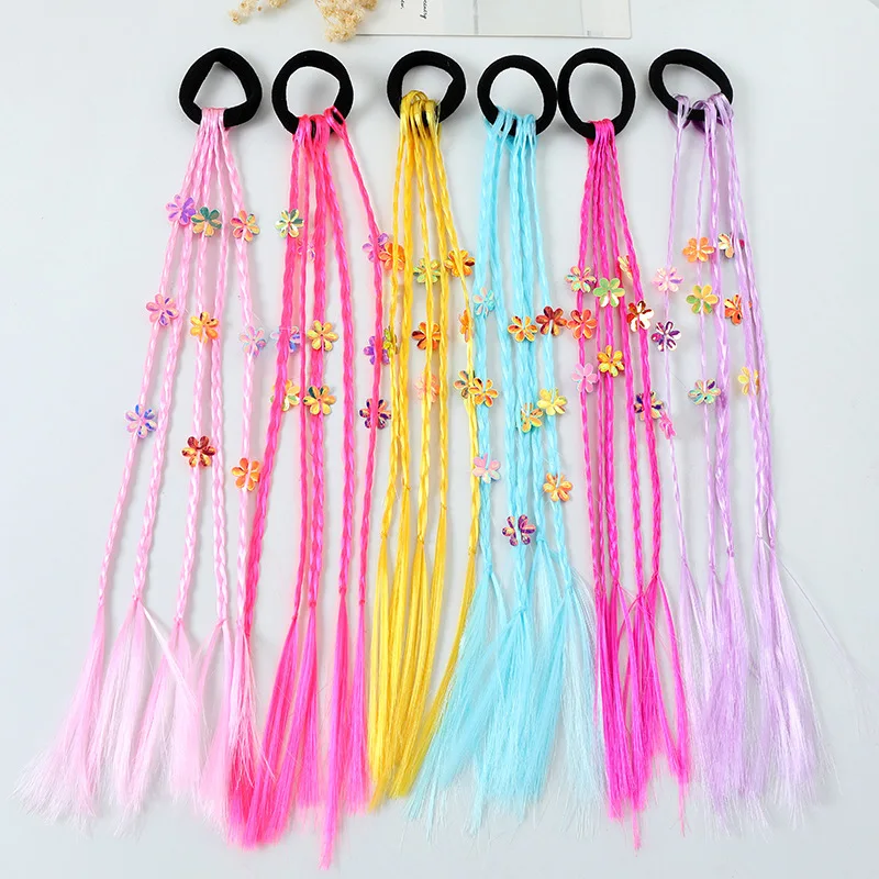 1 шт. милые цветные парики с пентаграммой для девочек повязки на голову конского