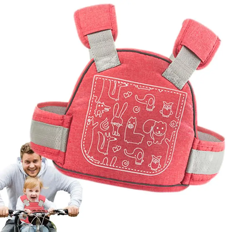 

Motorcycle Harness For Kids Non-stuffy Motorcycle Safety Belt Non-Slip Strap Motorcycle Seat Harness For Kids Reflective Design
