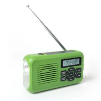 portable rechargeable tri band solar powered amfm radio with usb slot