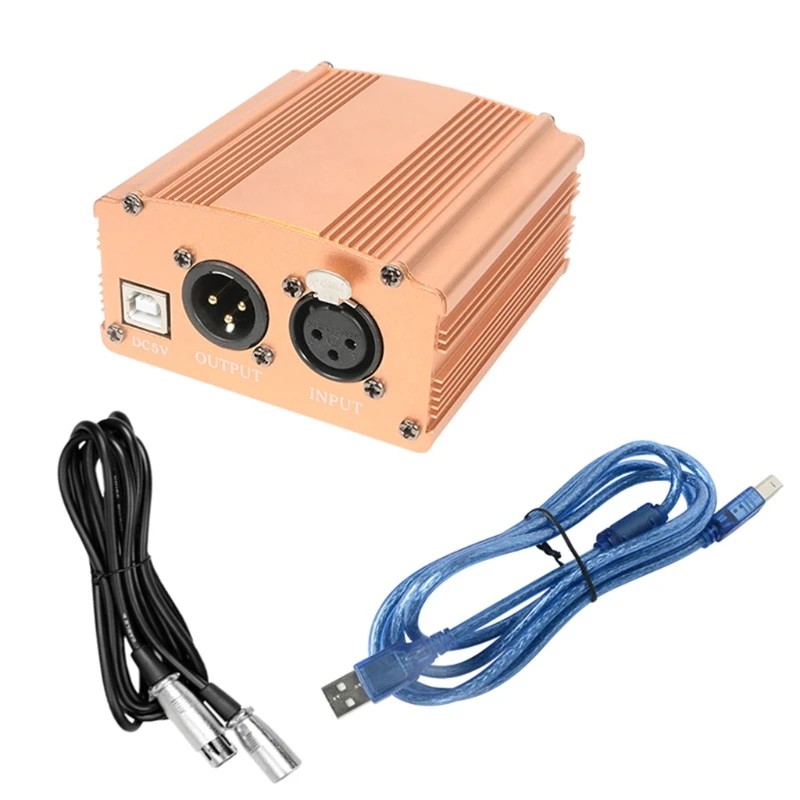 

Адаптер источника фантомного питания B03F USB 48 В XLR для стандартного конденсаторного микрофона