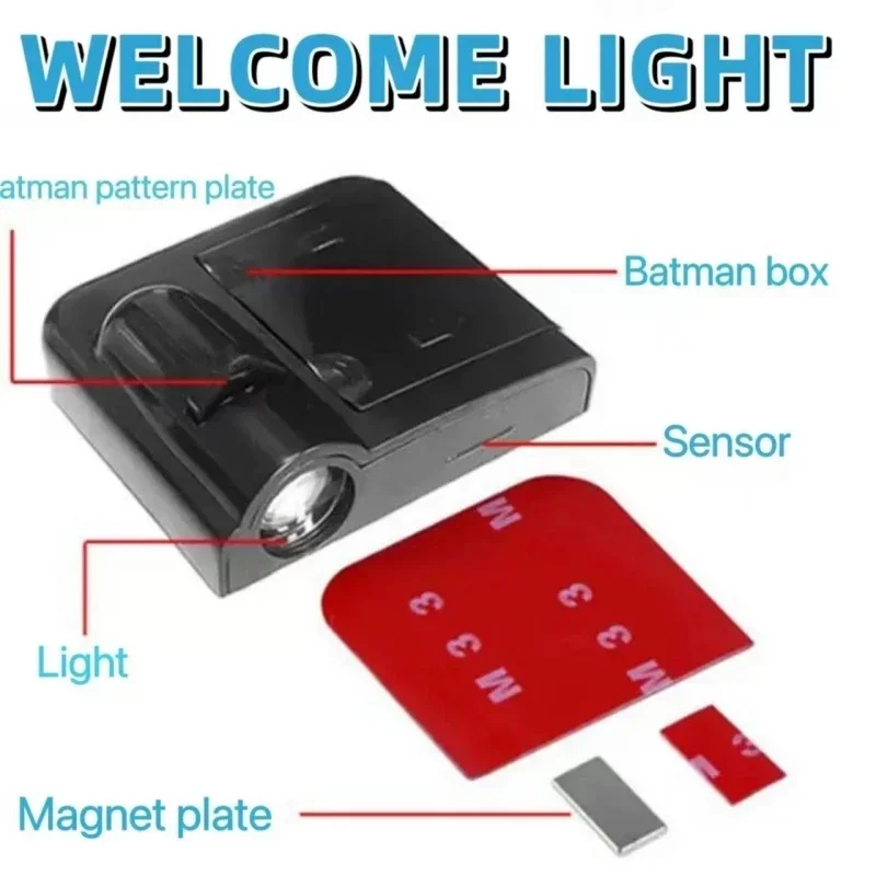 2 шт. новый светодиодный автомобильный дверной лазерный проектор с логотипом