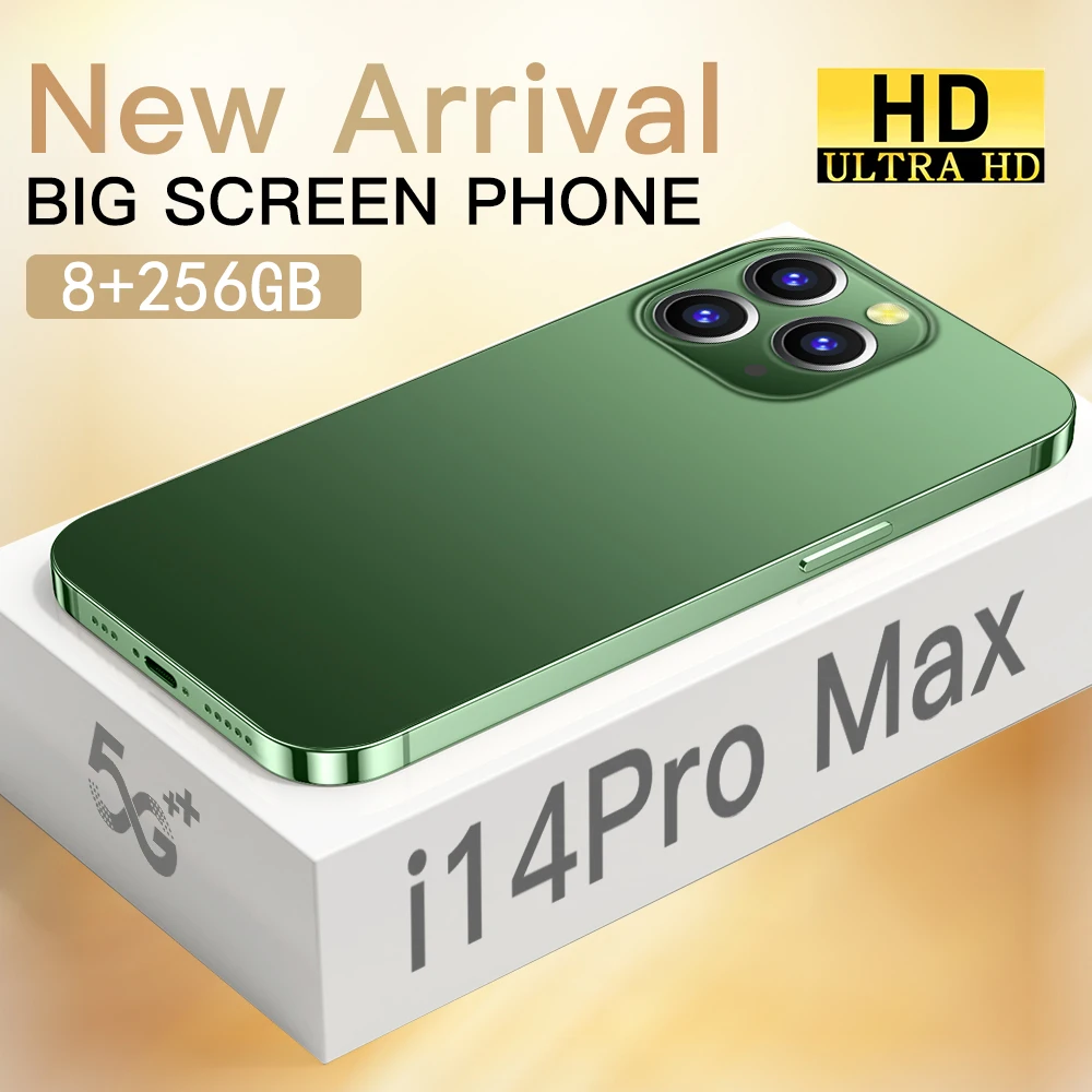 

Смартфон глобальная версия I14 ProMax, 6,8 дюйма, 16 + 1 ТБ, 7800 мА · ч, 4G