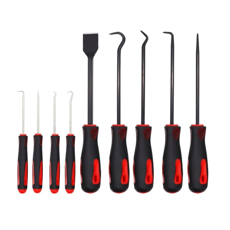 

Набор прецизионных отмычек и крючков с скребком, автомобильные и электронные ручные инструменты, 9 шт.