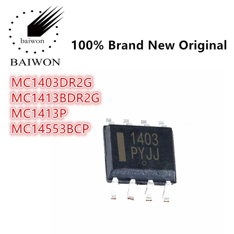 Новинка 100%, оригинальный чип интегральной схемы серии MC1403, MC1403DR2G, MC1413BDR2G, MC1413P, mc14553++ для транзисторов
