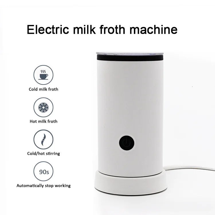 

Mousseur à lait électrique automatique en acier inoxydable, Machine à Cappuccino, pour faire mousser le lait chaud/froid,