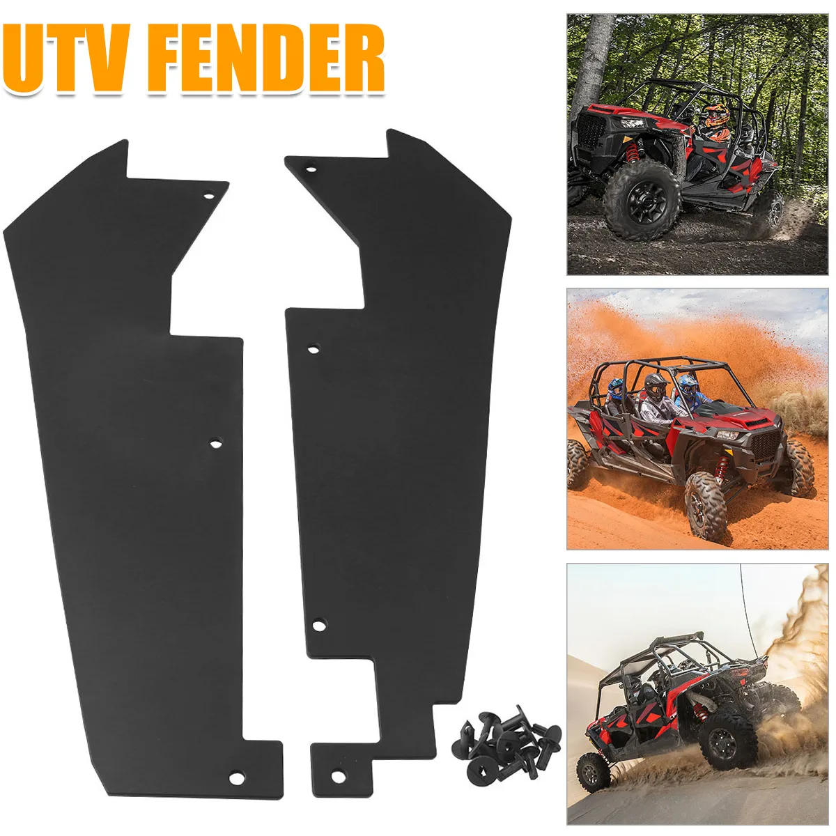 

Брызговики для задних колес Polaris RZR PRO XP 2 и 4 2020-2021, 2 шт.