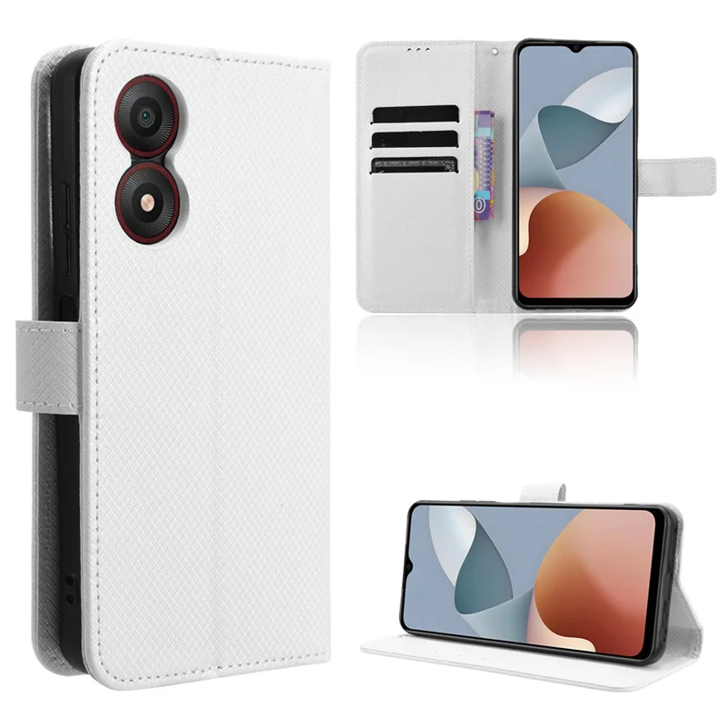 Кожаный флип-кошелек для ZTE Blade A34 женская модель A 34 2023 4G