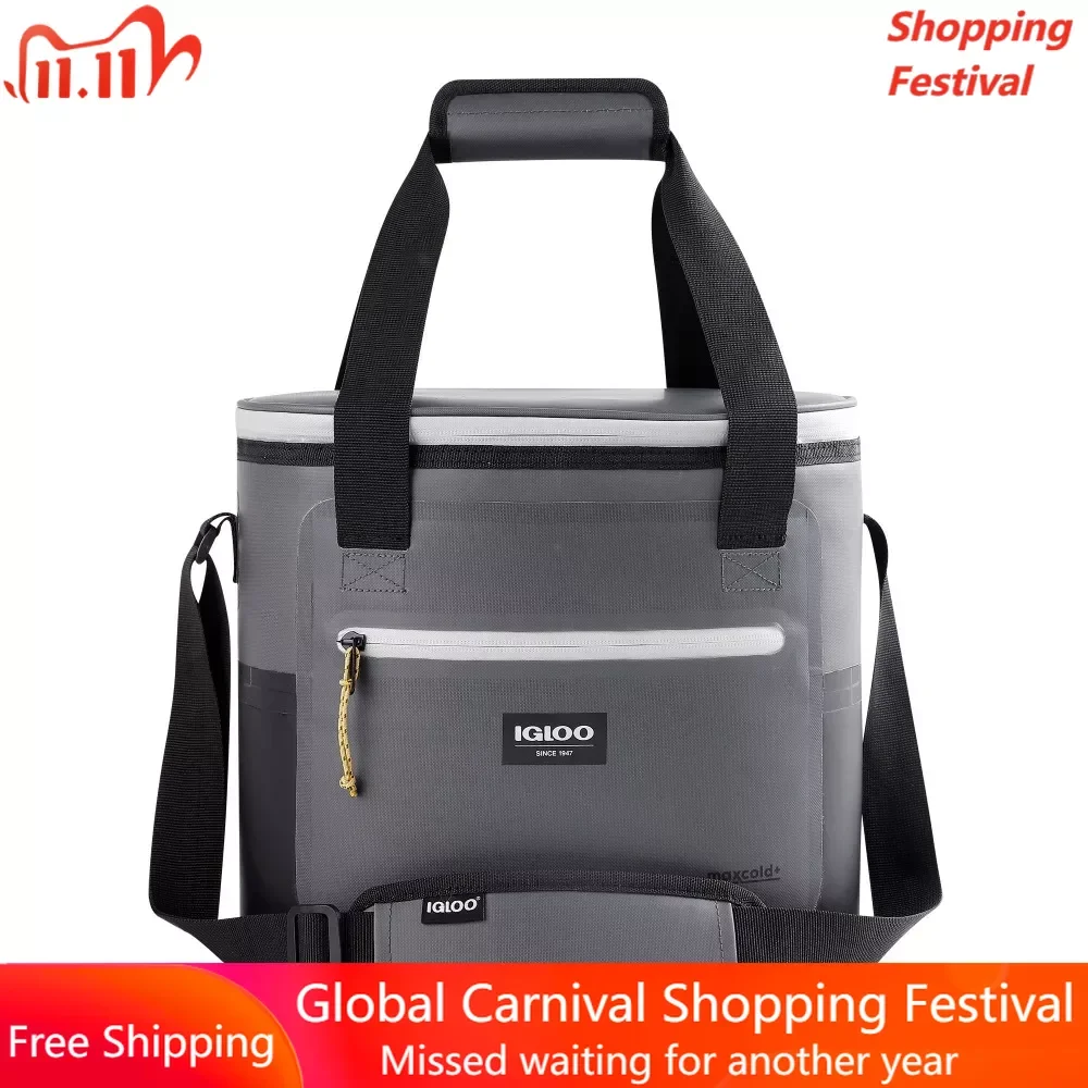 

18 банок охладителя мягкой поверхности Overland Halo, материал из 600D полиэстера с покрытием из ТПЭ на внешнем слое, водонепроницаемый и пыленепроницаемый