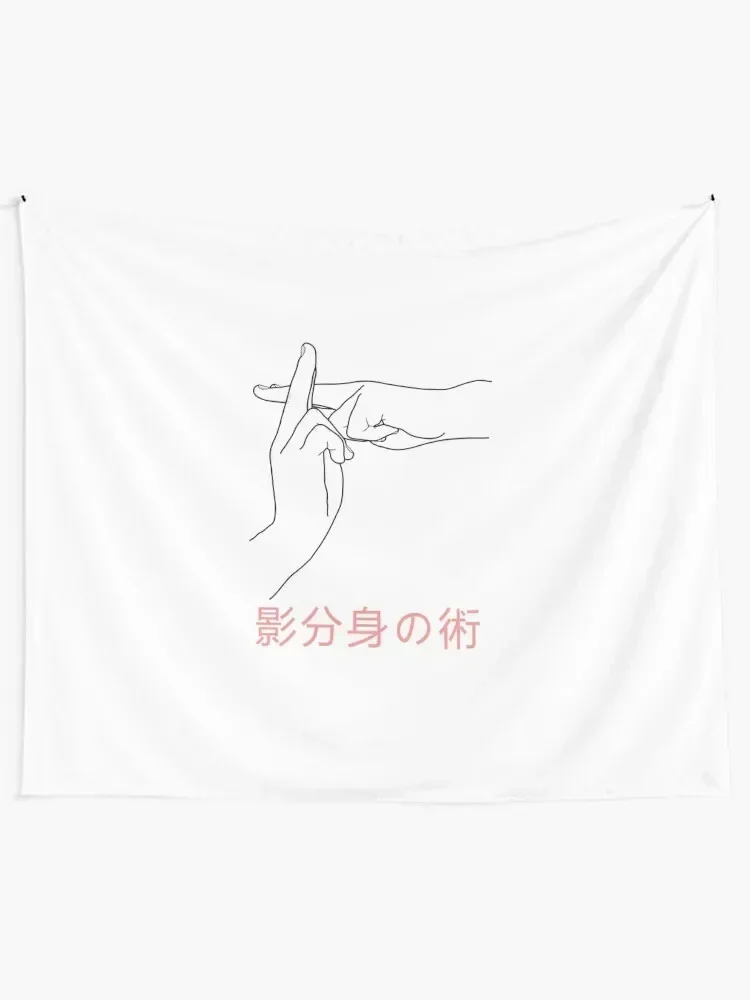 Kage Bunshin no jutsu гобелен милый декор комнаты эстетический