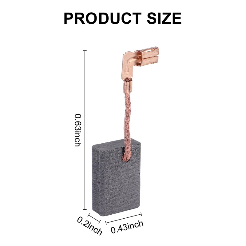 6 шт. в упаковке сменные угольные щетки CB-318 для Makita CB318 CB325 CB340 CB336 191974-7 194074-2 191978-9