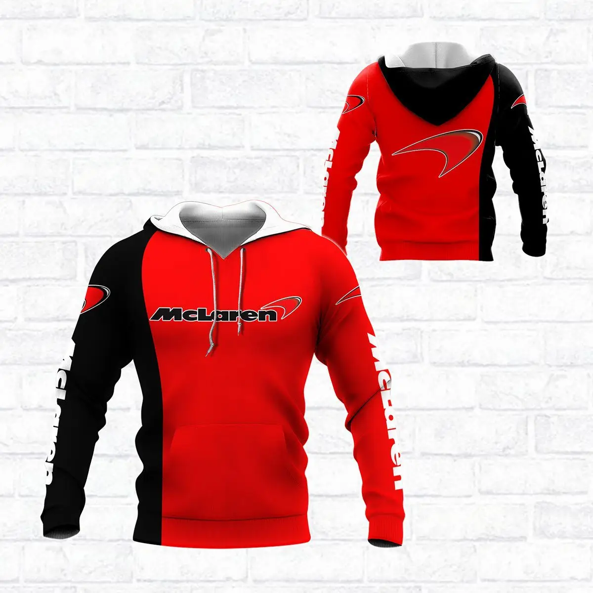 

New F1 McLaren Hoodie Formula One Team Car Racing 3D Print Gulf Men Women Fashion Zipper Sweatshirt Children Spring Jacket Coat