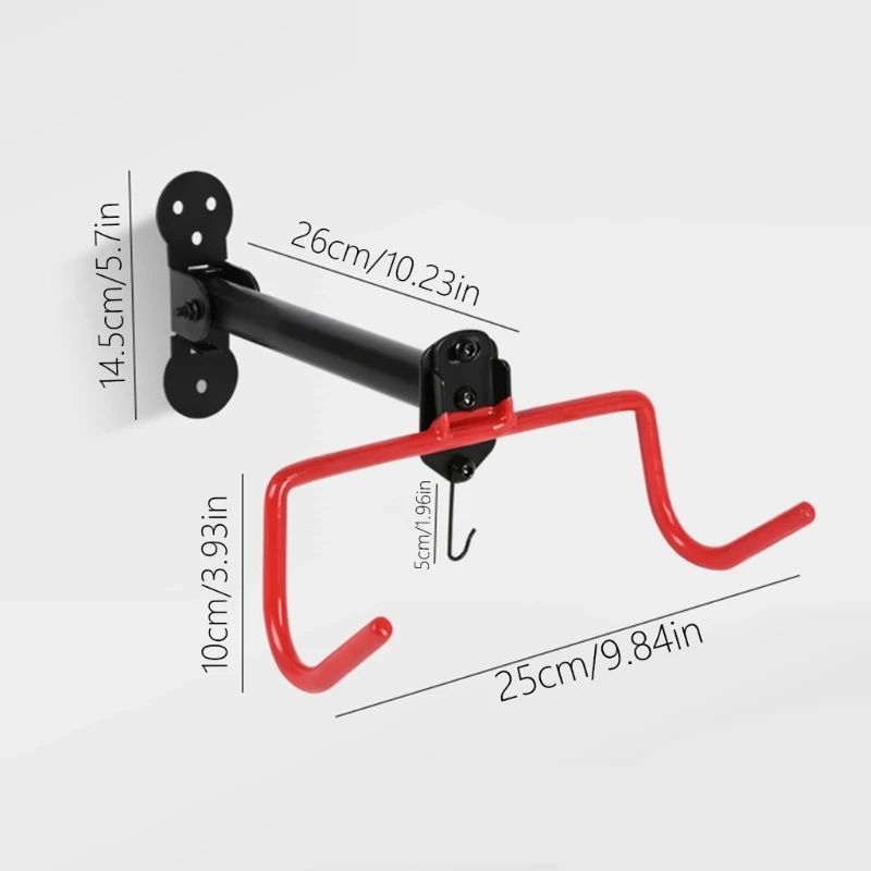 Настенная стойка для велосипедов Вертикальные и регулируемые настенные