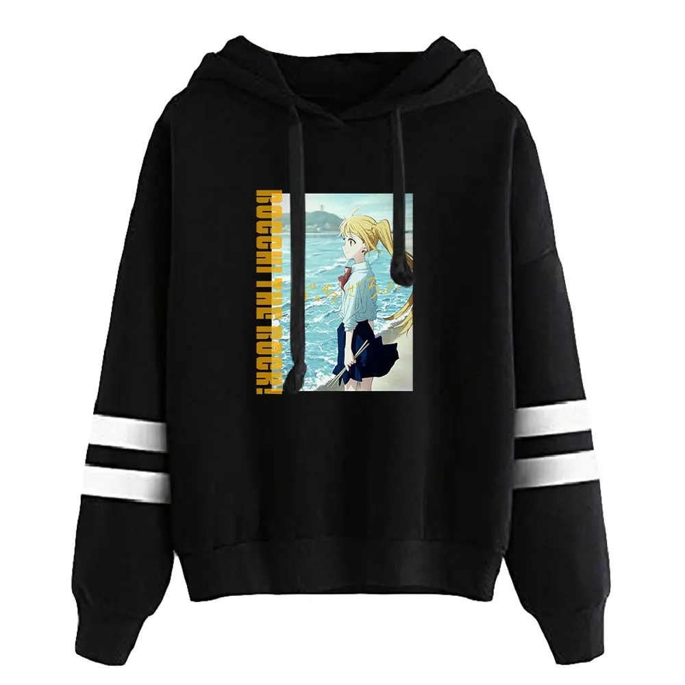 

Bocchi the Rock Anime Unisex Pocketless Parallel Bars Sleeve Sweatshirt Women Men's Hoodie 2023 New Japan Manga Harajuku Clothes