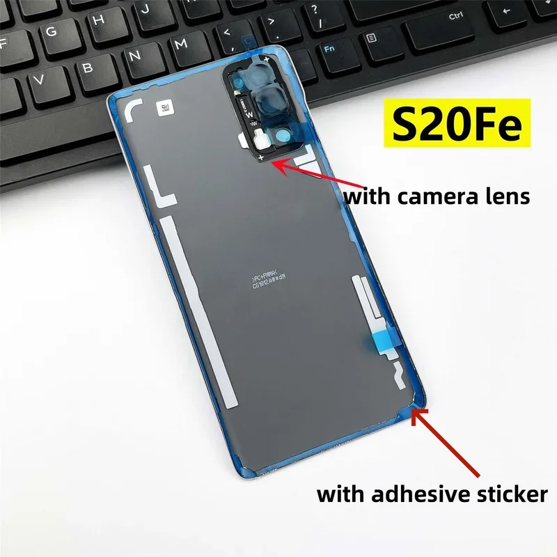 Задняя крышка замена заднего стекла для Samsung Galaxy s20fe SM-G7810 g781u1 чехол аккумулятора