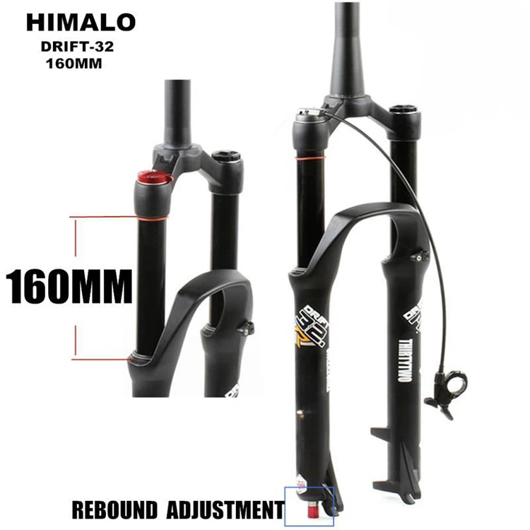 Подвесная воздушная вилка для путешествий 160 мм 26/27 5/ 29er Велосипедная mtb