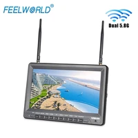 feelworld pvr1032 10 1 inch ips 1024600 high brightness 5 8g 32ch diversity receiver fpv wirless monitor with dvr function