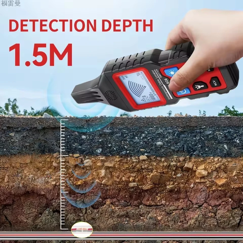 Фото Noyafa NF-826 Wire Tracker Портативный локатор телефонного кабеля Детектор подземных труб Профессиональный поиск кабелей №2
