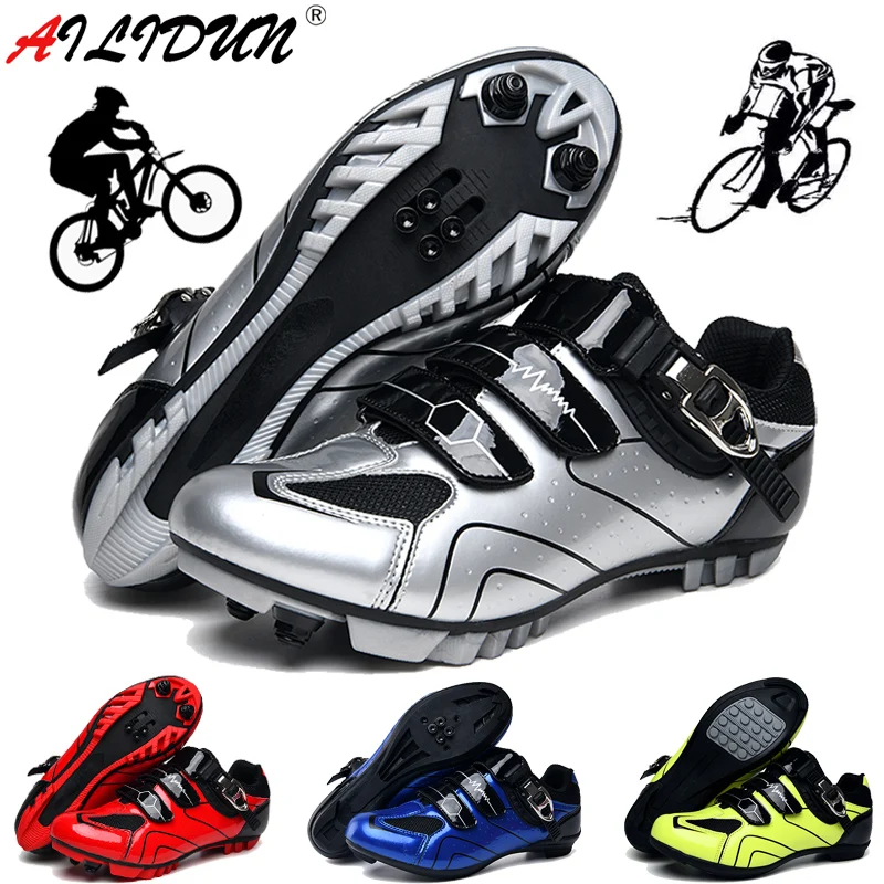 

Men Cycling Sneaker Mtb Flat Shoes Cleat Self-Locking Mountain Bike Shoes Women Road Bicycle Cycling Shoe Dirt SPD Speed Sneaker