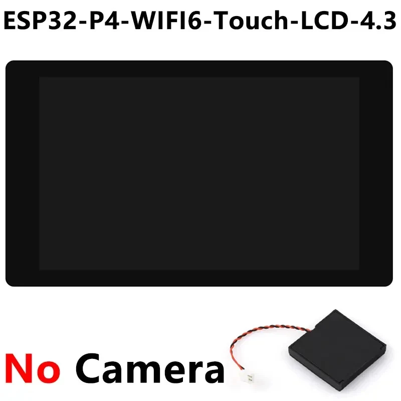Плата разработки ESP32-P4-WIFI6 с дисплеем 4.3 дюйма, LCD 480×800, Wi-Fi 6, BLE 5, аудиокодеком, камерой OV5647, поддержкой сенсорного экрана 4.3 дюйма (art.: 3920daedddc11) - 3920daedddc11