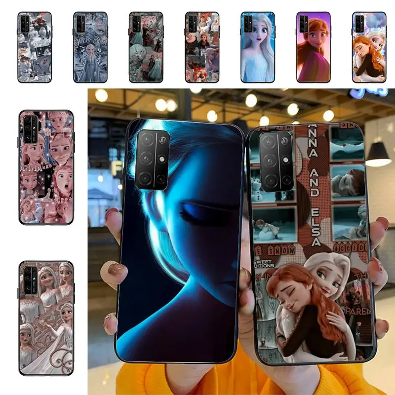 

Disney Frozen Elsa Anna Phone Case for Huawei Honor 10 i 8X C 5A 20 9 10 30 lite pro Voew 10 20 V30