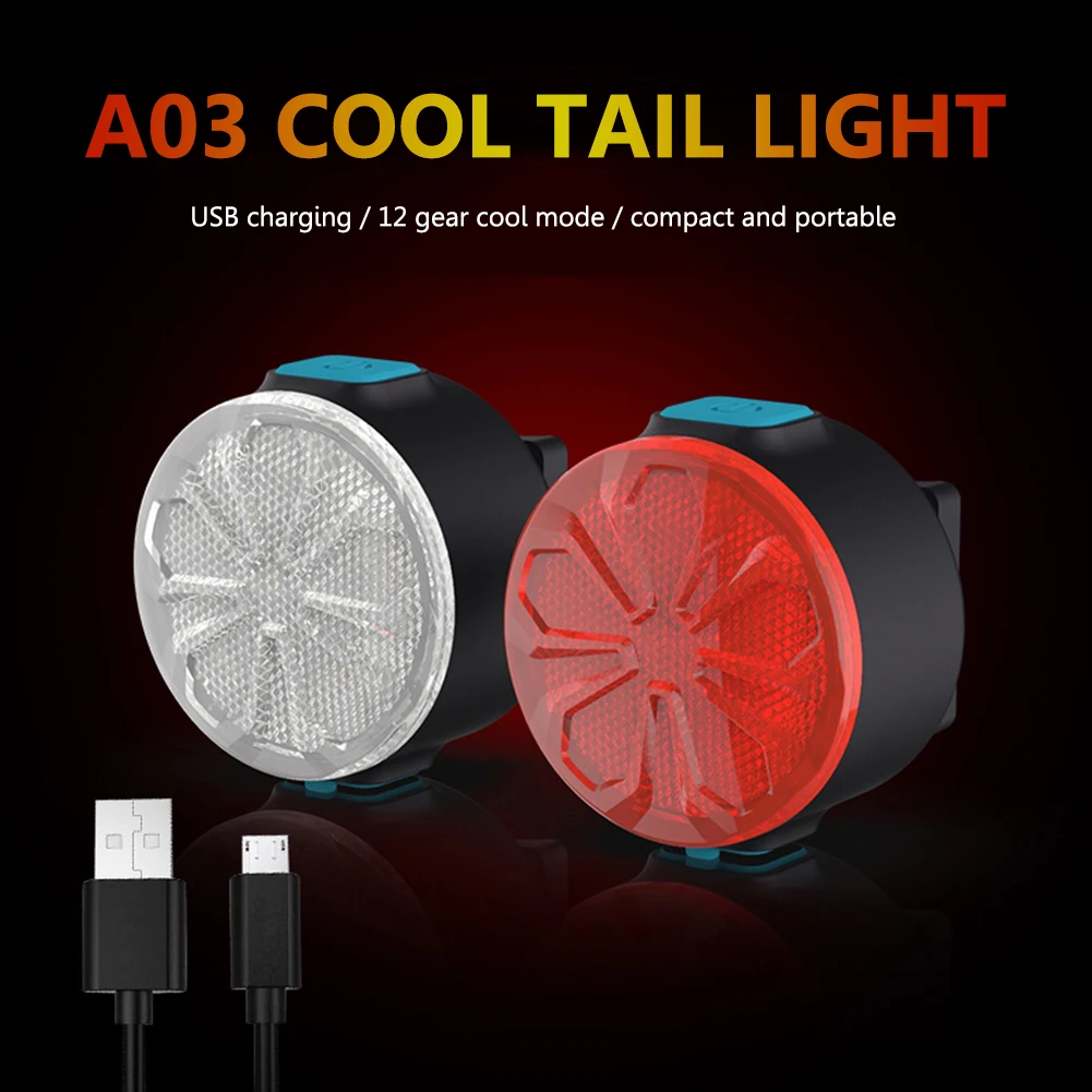 

Комплект велосипедных фонарей, 2022 светодиодов, зарядка через USB, 4 режима + 6 режимов