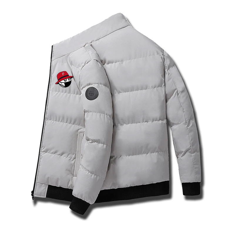 

Malbon Golf Winter New Men Stand Coll Parkas Jacket Warm Jacket Portable Package Men Pack Jacket Thick Style Mens Down Coat Tops