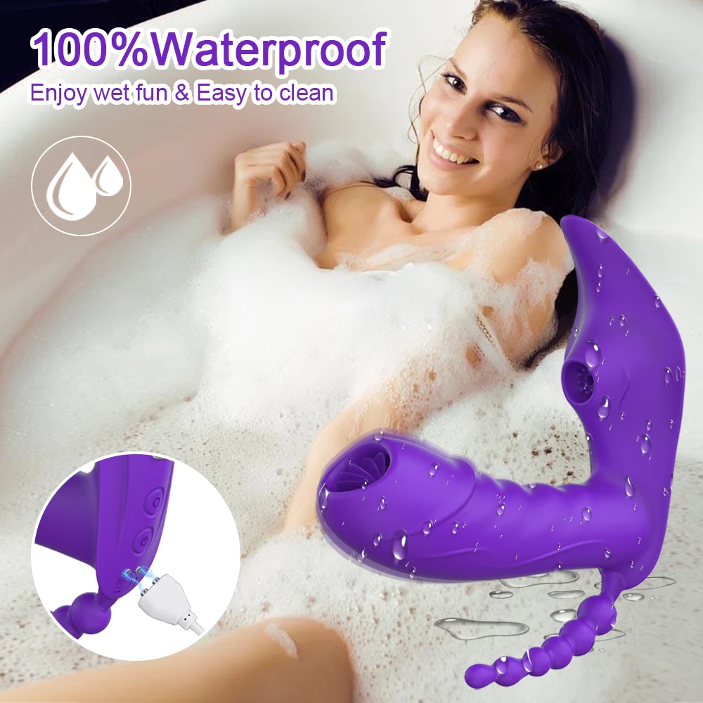 Фаллоимитатор-Вибратор 3 в 1 с поддержкой Bluetooth и приложением