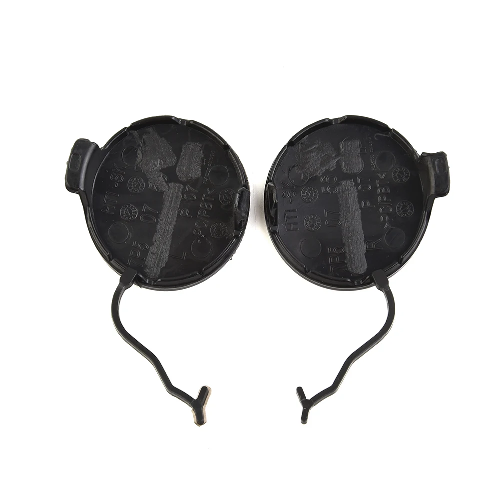 

Bumper Tow Hook Front Drag Hook Eye Cover Front Bumper Replacement 2pcs 5cm Plastic For Porsche Cayenne 2011-2014