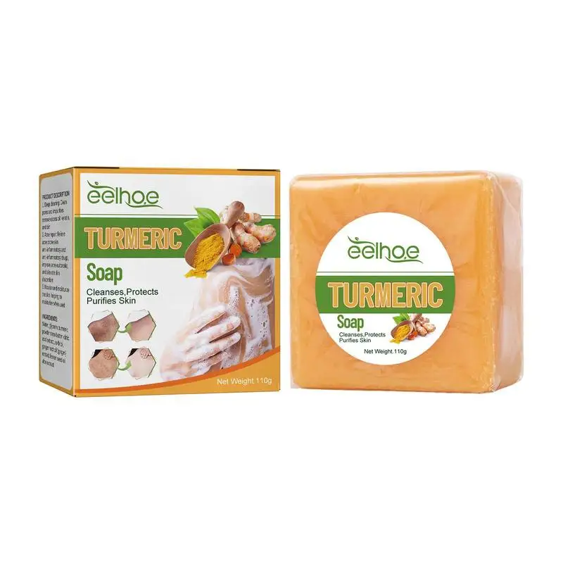 

Turmeric Face Soap Safeguard Bar Soap Turmeric Skin Clearing Bath Bar Organic Natural Soap Bar For Oily Sensitive Skin Handmade