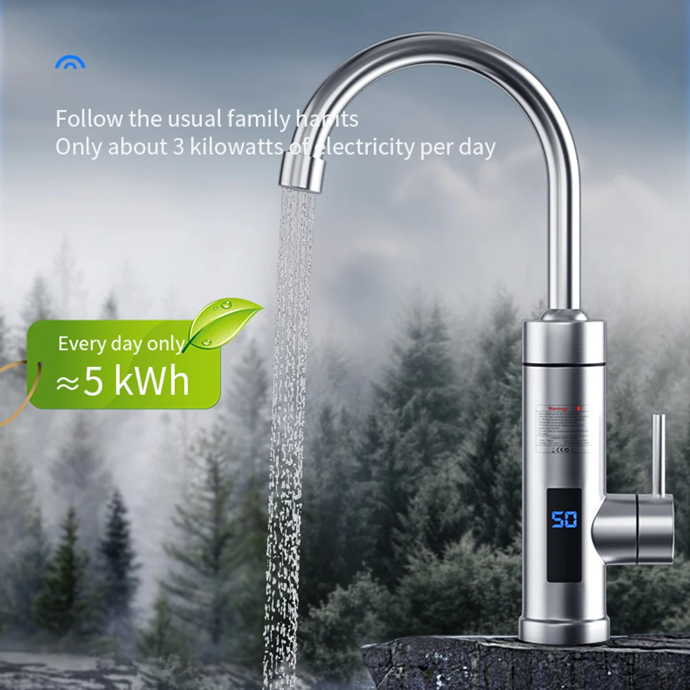 

Kitchen Faucets Instant Water Heater Electric Water Heater Tap Instant Hot Water Faucet Heater Cold HeatingTankless Instantaneou