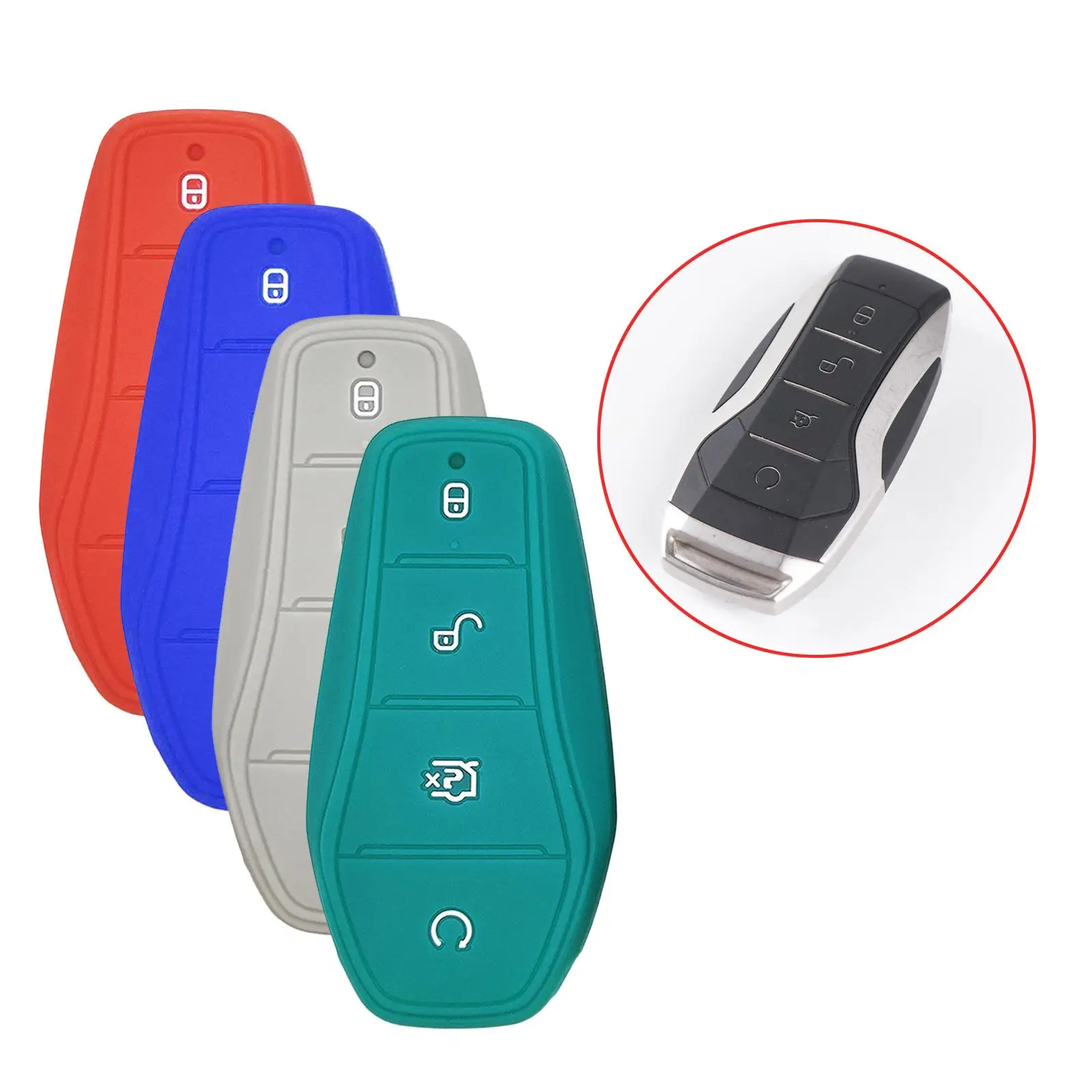 Чехол для автомобильного ключа чехол с дистанционным управлением Byd Han EV Dolphin