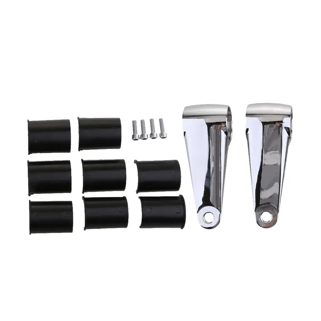 1 Set of Motorcycle Headlight Light Bracket Turn Signal Fork Clamp Mount for