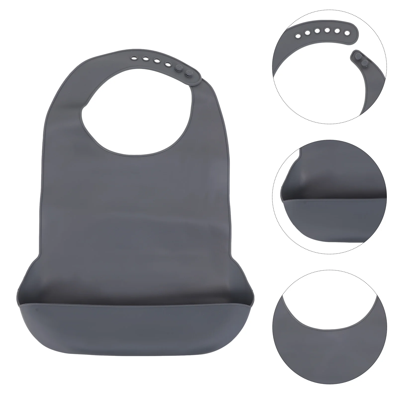 

Adult Bibs Bib Clothing Washable Elderly Silicone Protectors Protector Pocket Catcher Senior Mealtime Feeding Adults Baby Saliva