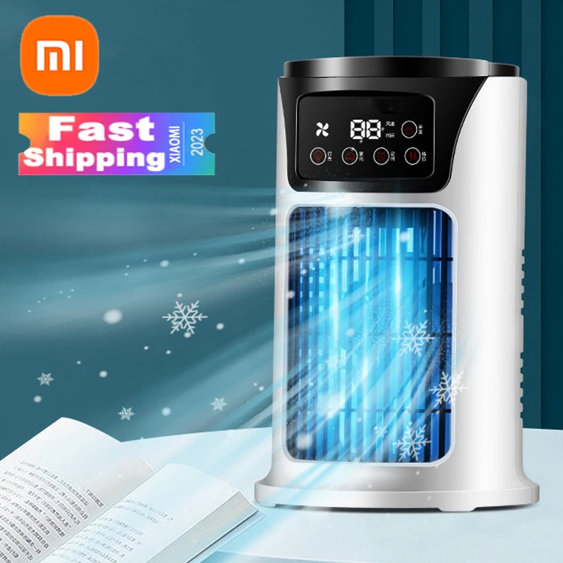 

Портативный кондиционер Xiaomi, кулер с водяным охлаждением, кондиционер для офиса, Мобильный кондиционер