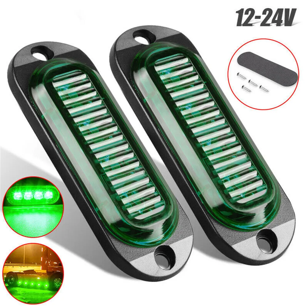 

Car Side Marker Lights Low Power Consumption Shockproof Waterproof ABS Plastic Housing Clearance
