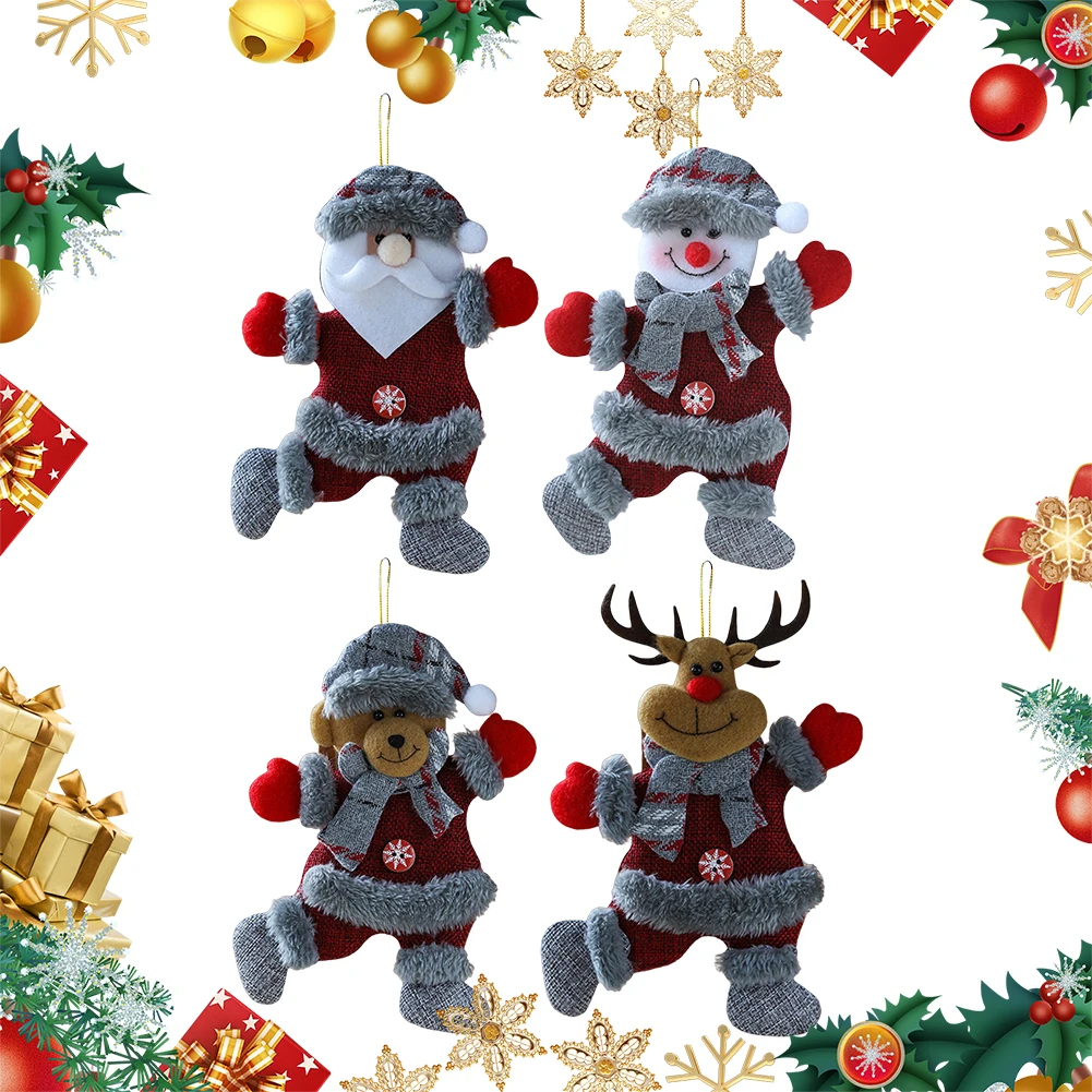 Подвески на рождественскую елку кукла ручной работы подвесное украшение