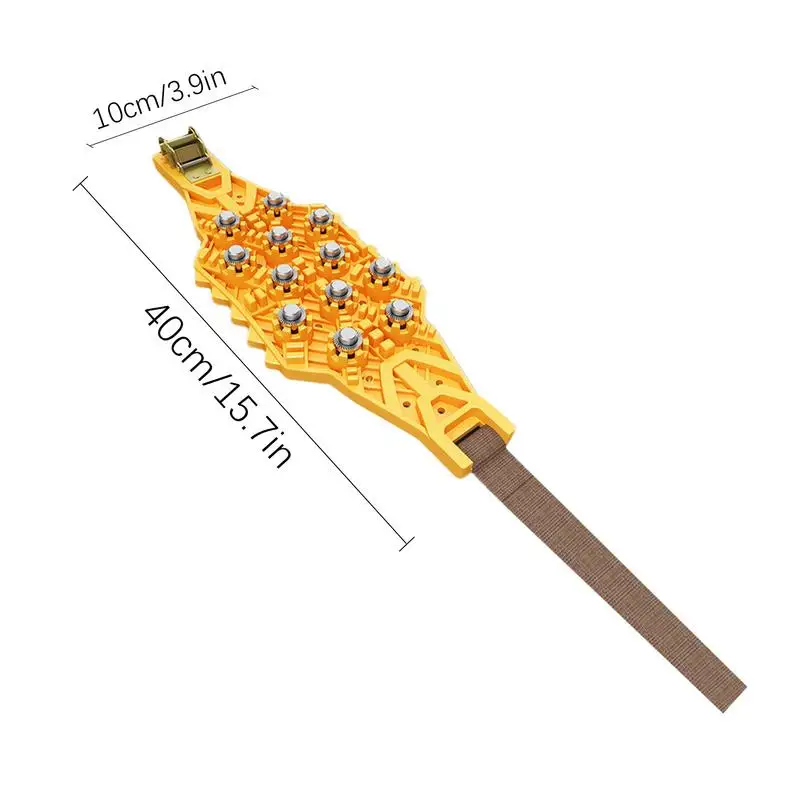 Łańcuchy do opon ciężarówek Łańcuch śniegowy samochodowych Narzędzie wielokrotnego użytku Błoto Icy samochodowe naziemne Śnieg