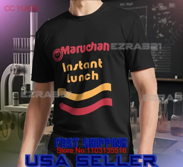 Новая футболка MARUCHAN мгновенный ланч гоночный логотип Забавный размер фотография