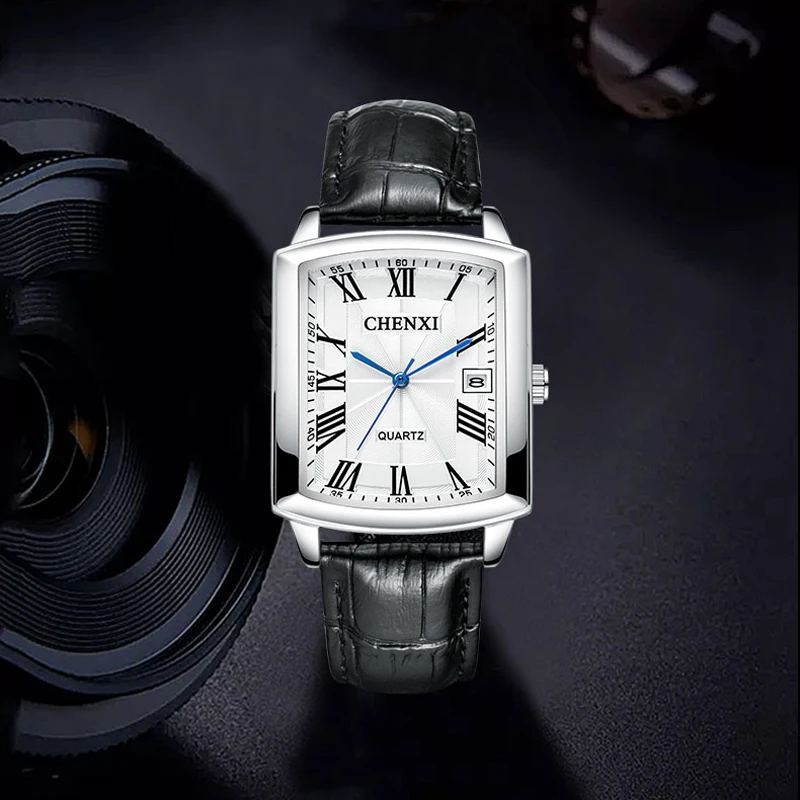 High Quality Couple Lover Watches Leather Strap Fashion Luxury Ultra Thin Waterproof Quartz Watch Women Men Gift For Lovers 2022