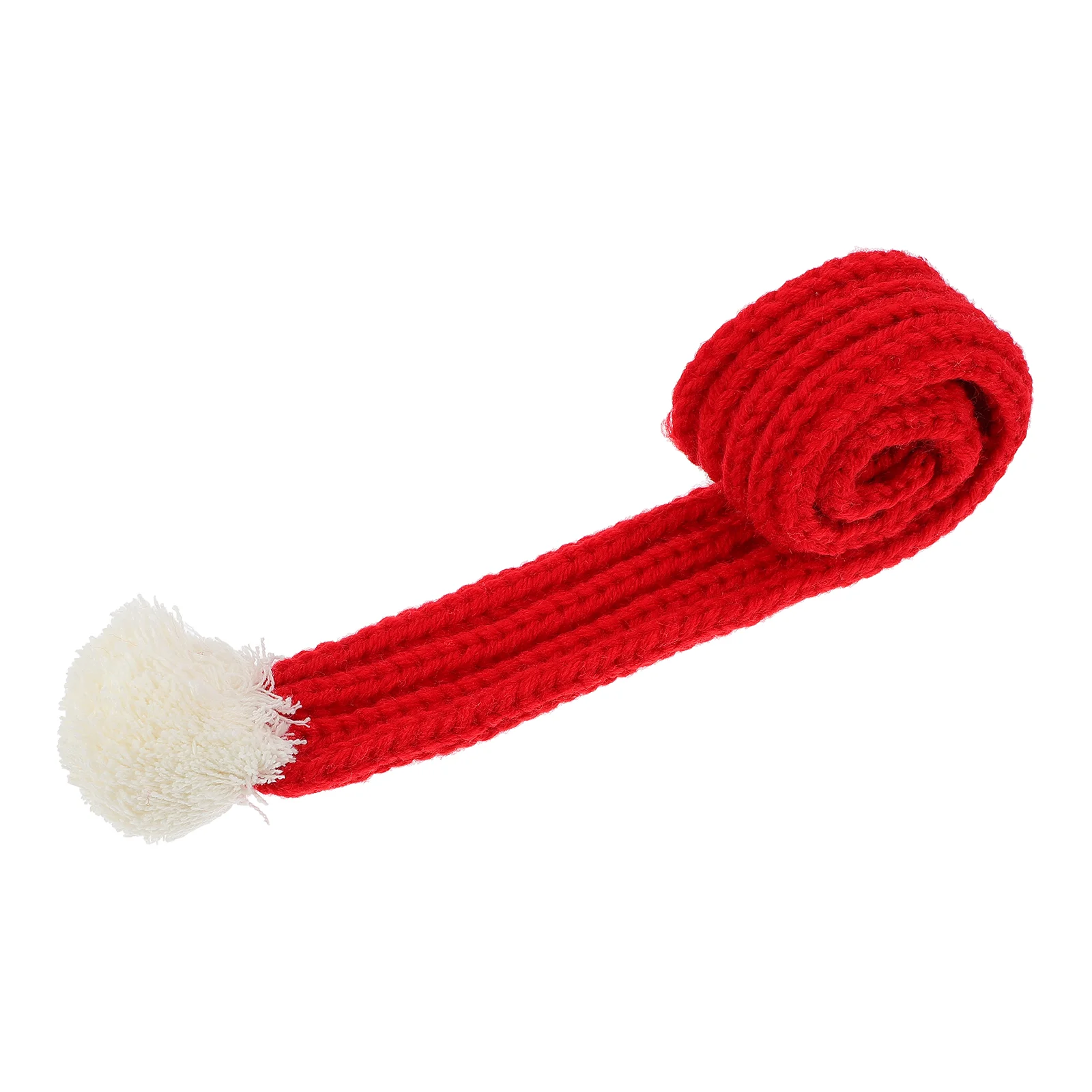 Рождественский шарф для собак красный вязаный нагрудник домашних животных