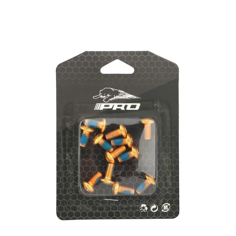 Цветные велосипедные болты для ротора дискового тормоза 12 шт. T25 m5x11 5 мм крепежные