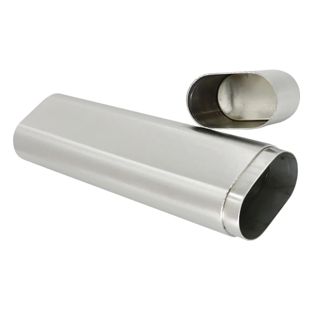 

Cigar Caseportable Travel Tube Holder Box Metal Pocket Tubes Gift Men Steel Stainless Bestcarrying Flask Tight Air Carry Mini