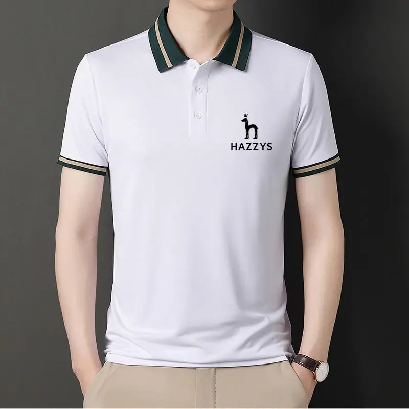 Top Cotton Blended New Summer Brand Men's Polo Shirt Designer Short Sleeve Casual Top Embroidered LOGO Fashion Clothing