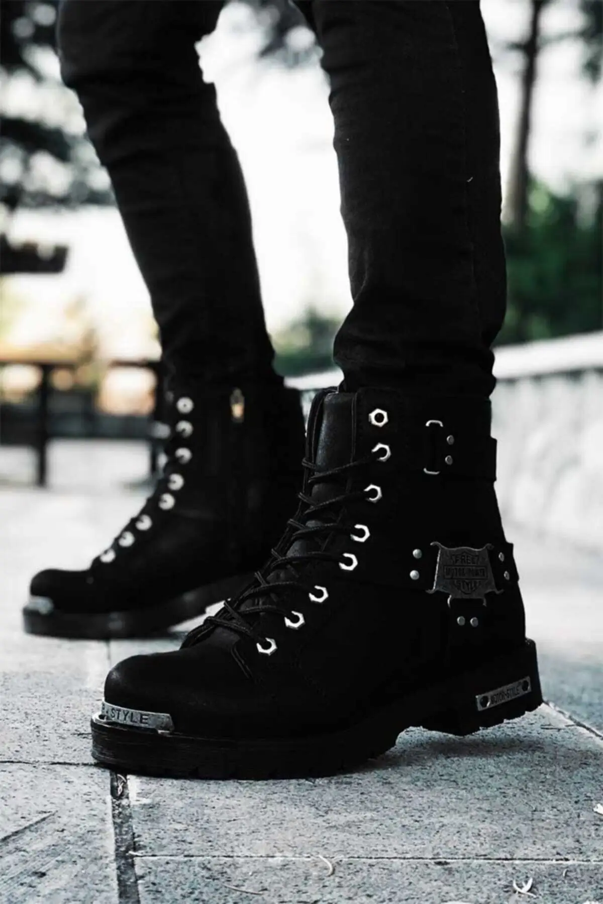 Men's Black Boots 2022 Fashion Unisex